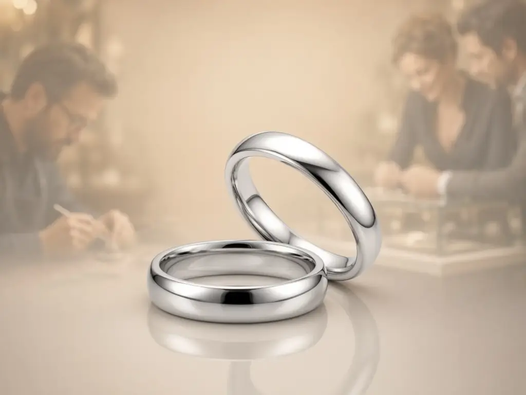 CoCr ในอุตสาหกรรมเครื่องประดับ หรือ Jewelry เช่น แหวนแต่งงาน แหวนรุ่น